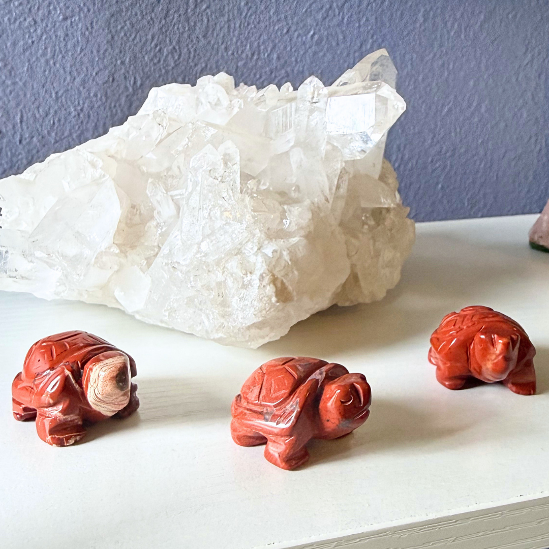 WISDOM TURTLE Stone Figurine