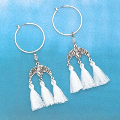 SIREN Tassel Hoops