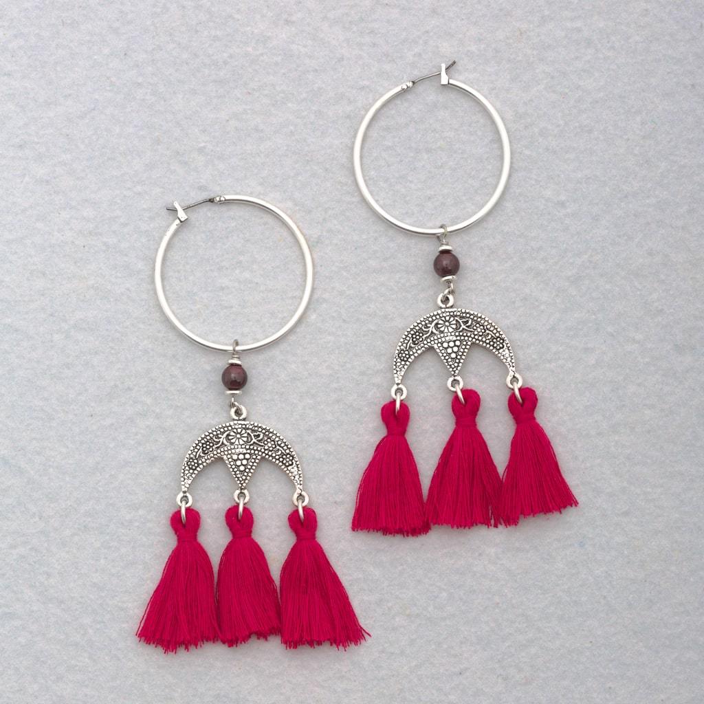 SIREN Tassel Hoops