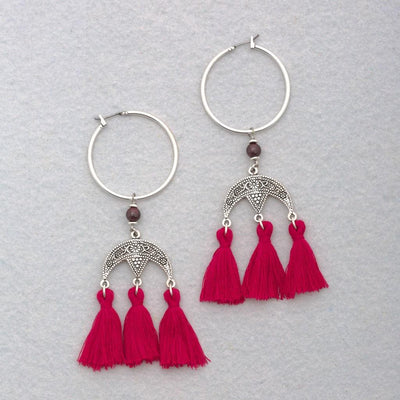 SIREN Tassel Hoops
