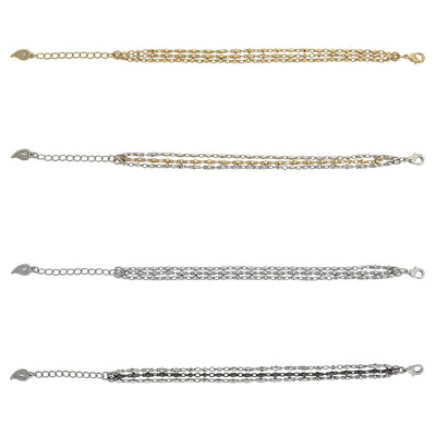 AKIRA Multi-Strand Bracelet - Gold | Modern boho jewelry | Criscara