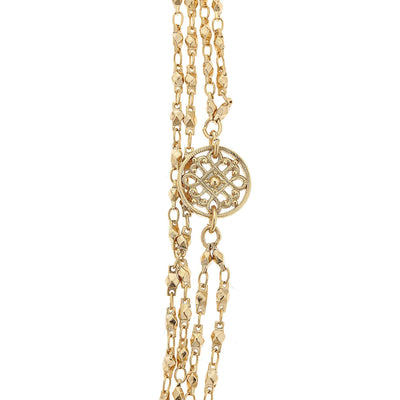 Reversible Body Chain in 14k gold finish | Modern boho jewelry | Criscara