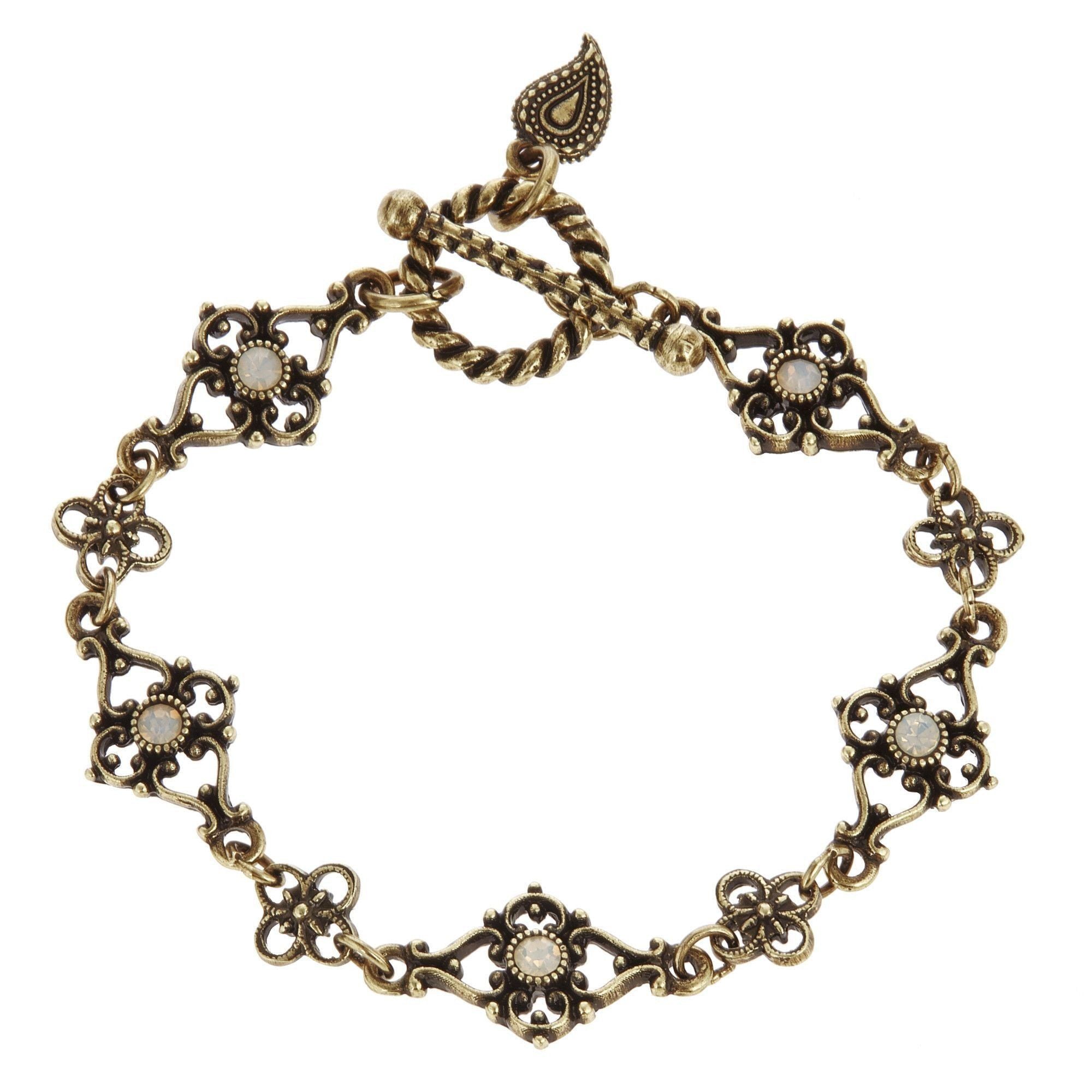 VALENCIA Bracelet - Opalite & Bronze | Modern boho jewelry | Criscara