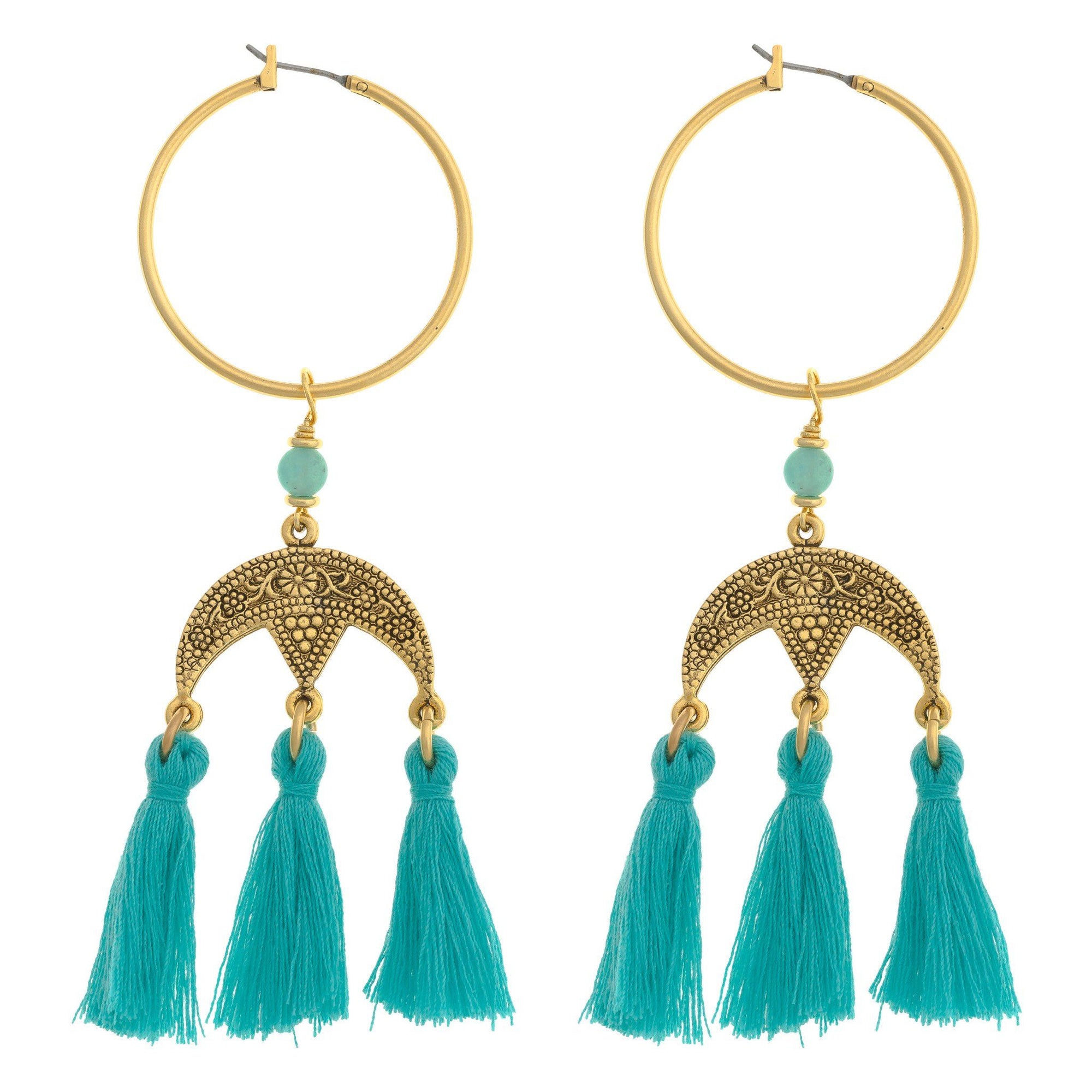 SIREN Tassel Hoops