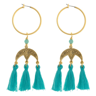 SIREN Tassel Hoops