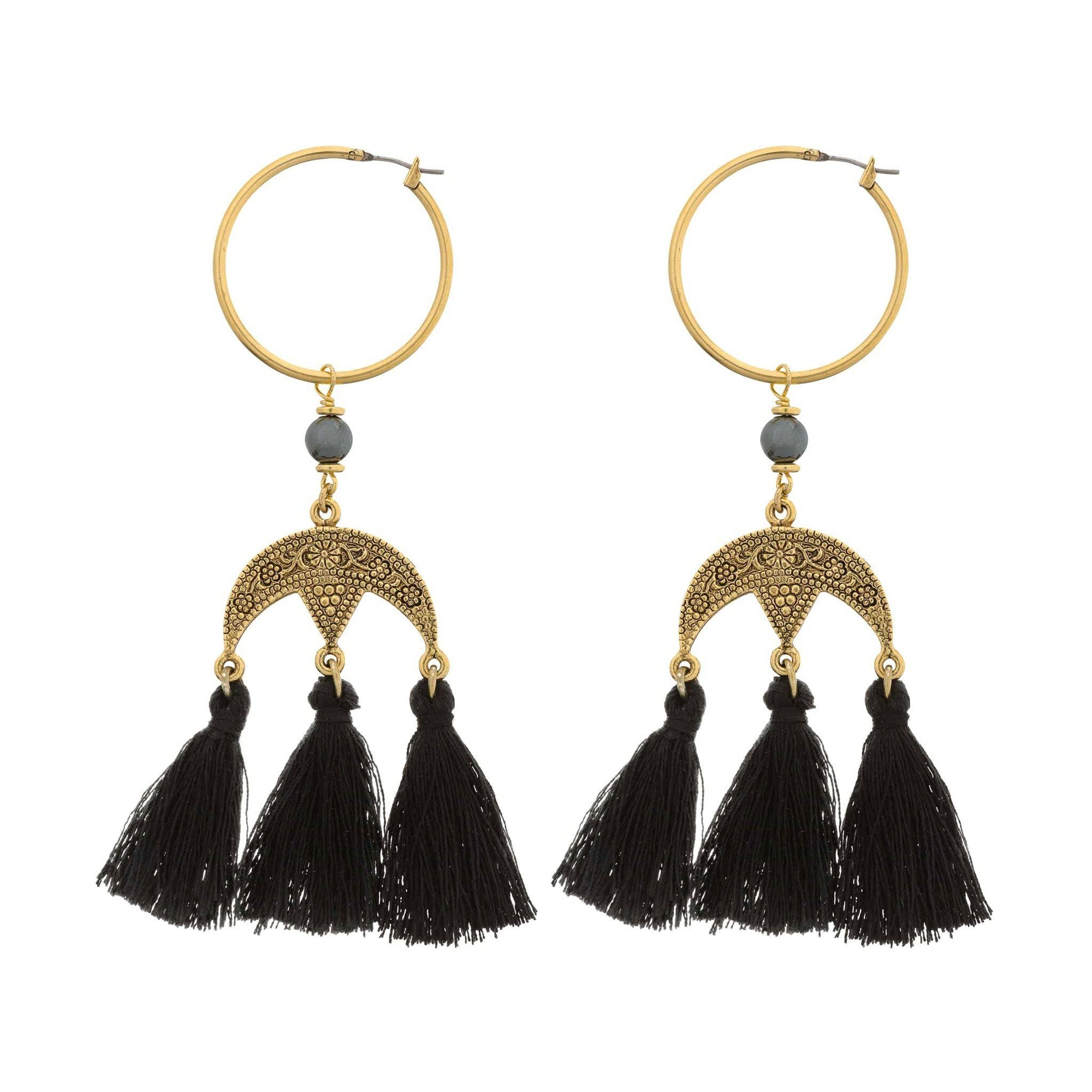 SIREN Tassel Hoops