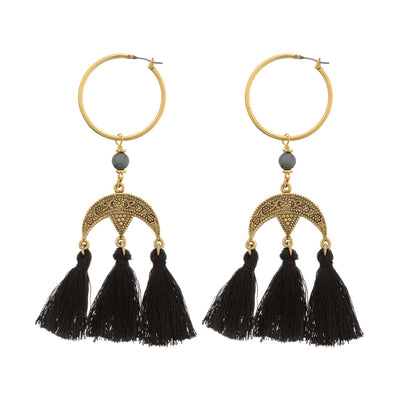 SIREN Tassel Hoops