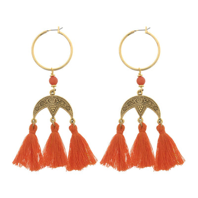 SIREN Tassel Hoops