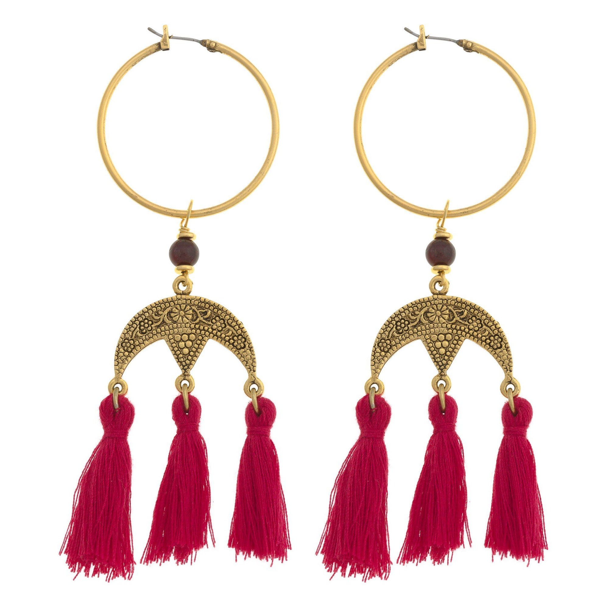SIREN Tassel Hoops