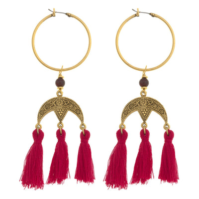 SIREN Tassel Hoops