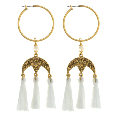 SIREN Tassel Hoops
