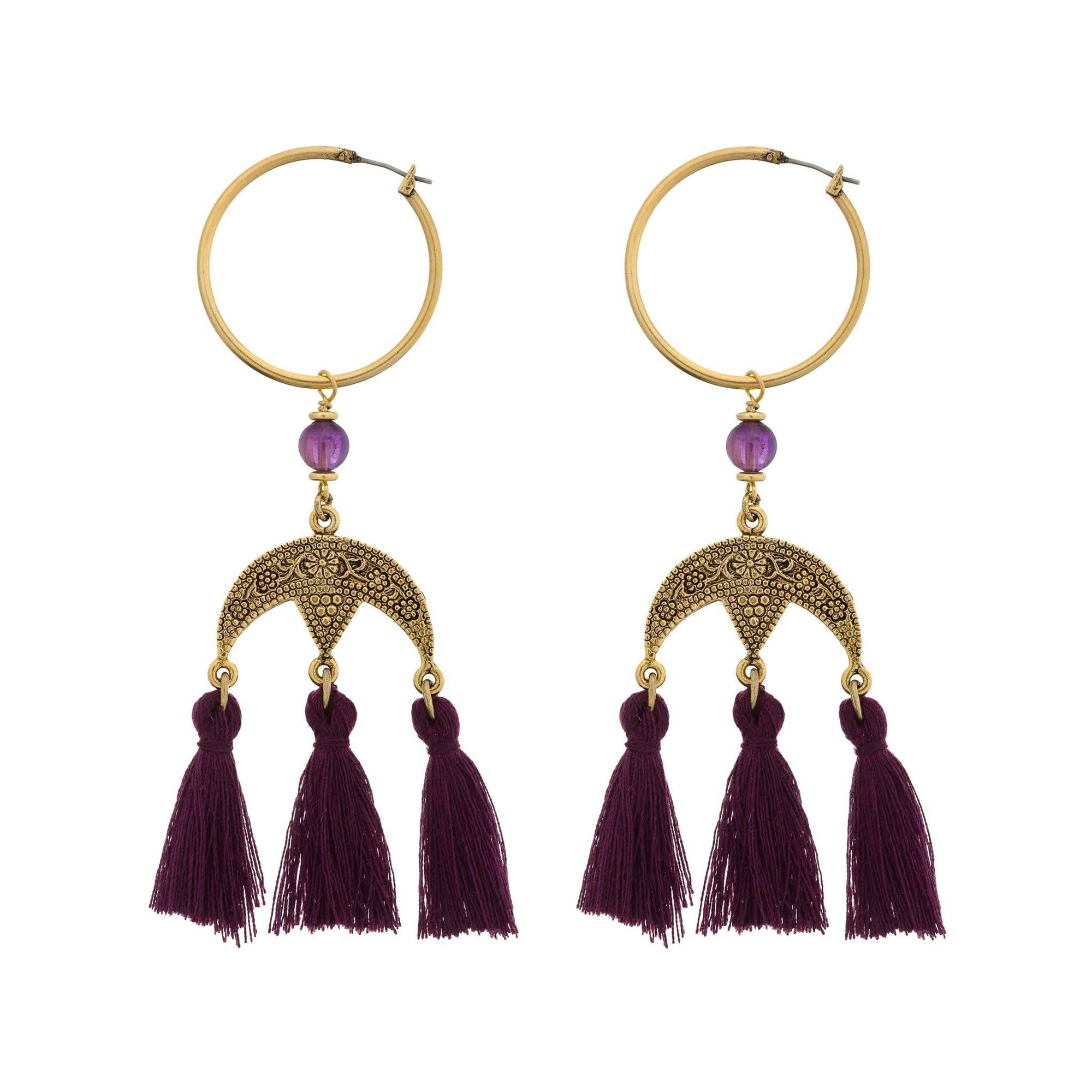 SIREN Tassel Hoops