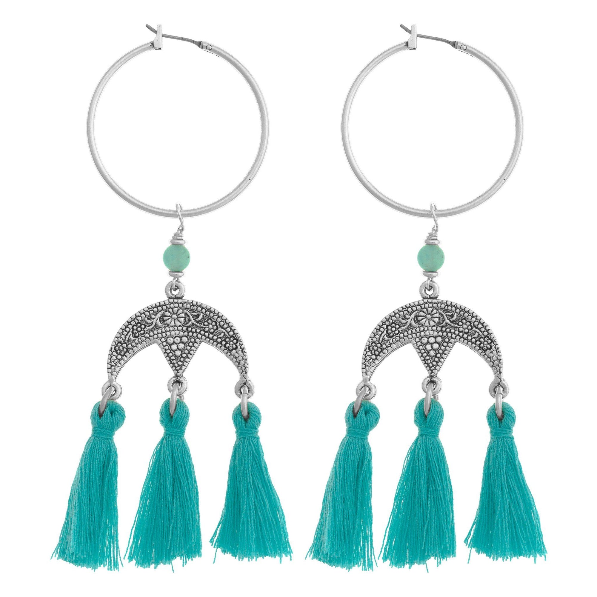 SIREN Tassel Hoops