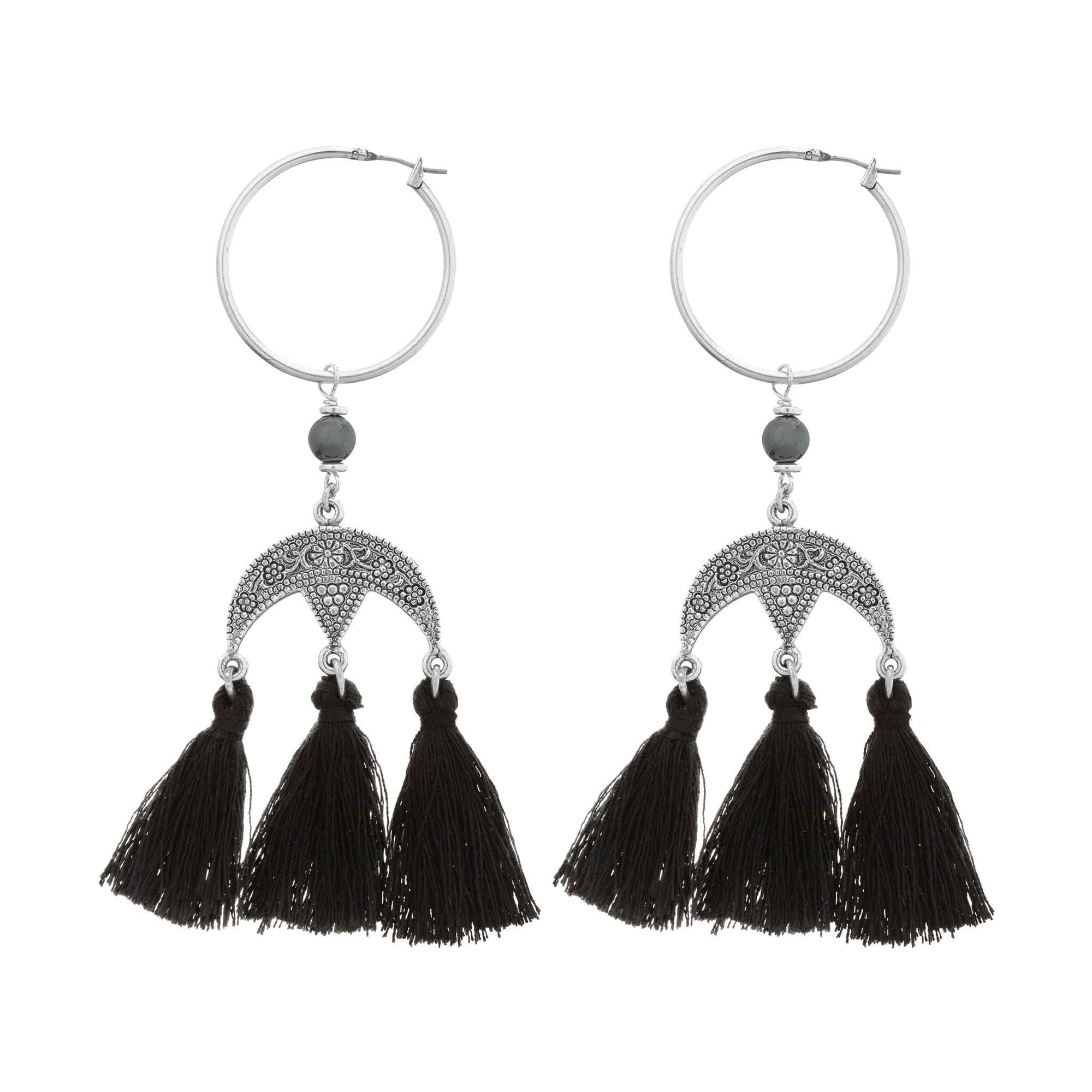 SIREN Tassel Hoops