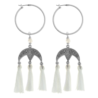 SIREN Tassel Hoops