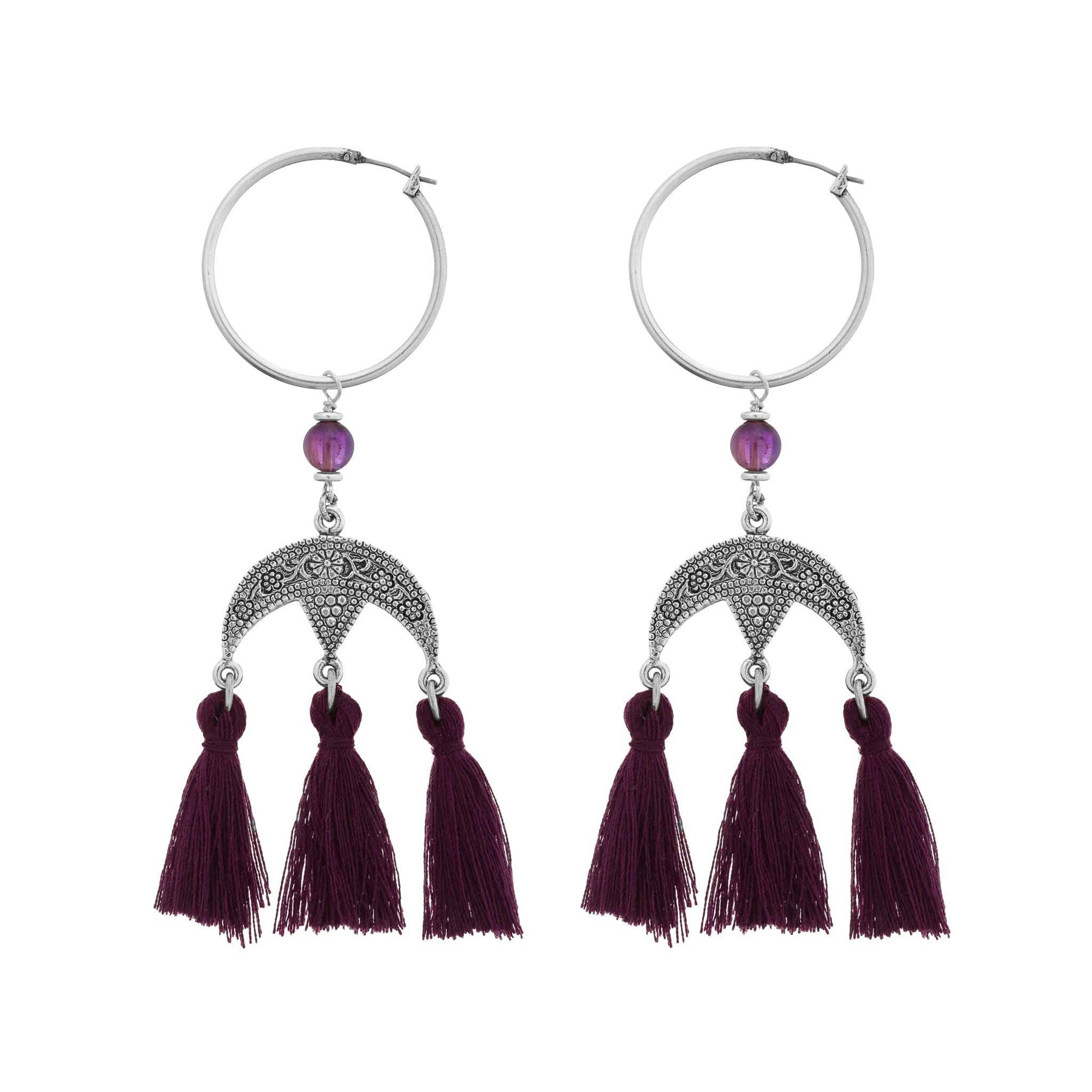 SIREN Tassel Hoops