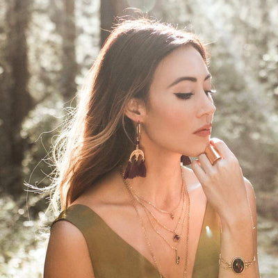 SIREN Tassel Hoops