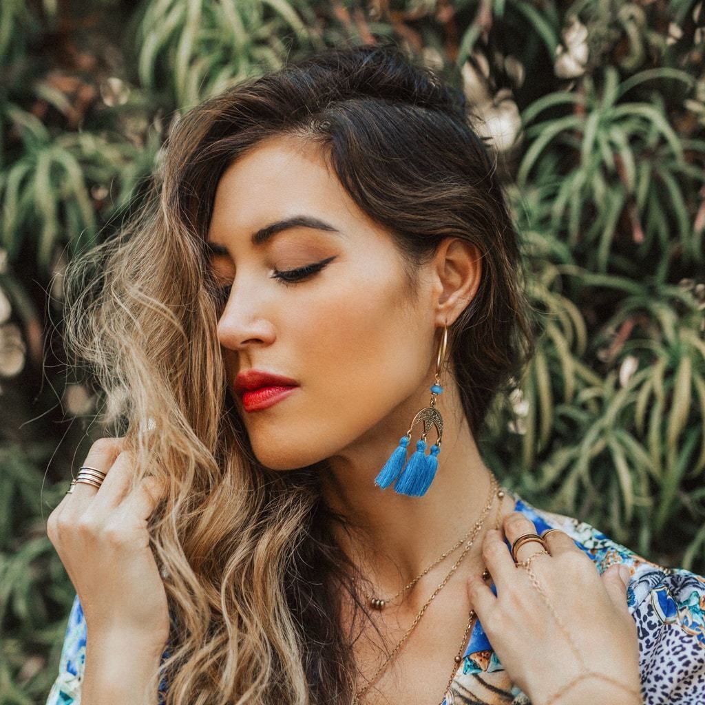 SIREN Tassel Hoops