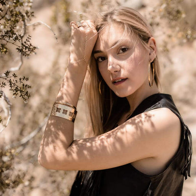 MOROCCAN DREAM Hammered Cuff