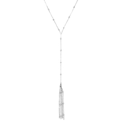 WILLOW Fringe Y Necklace