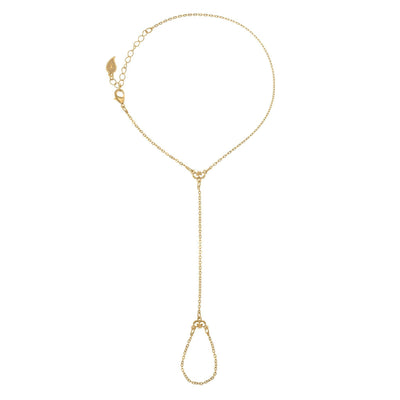 Dainty Anklet Toe Ring in 14k gold finish | Modern boho jewelry | Criscara