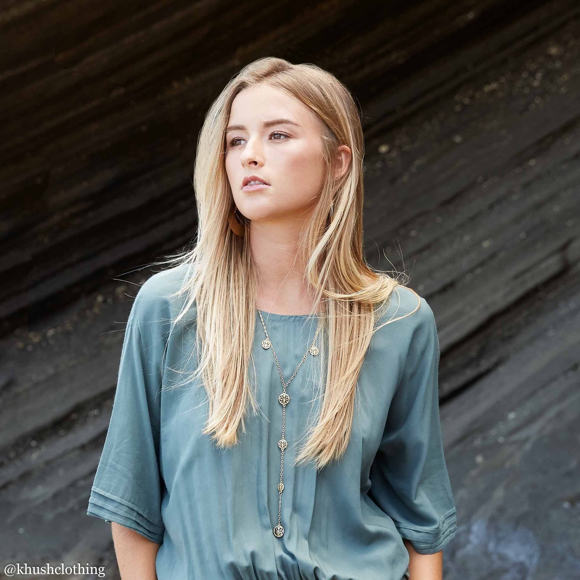 WANDERLUST Coin Y Necklace