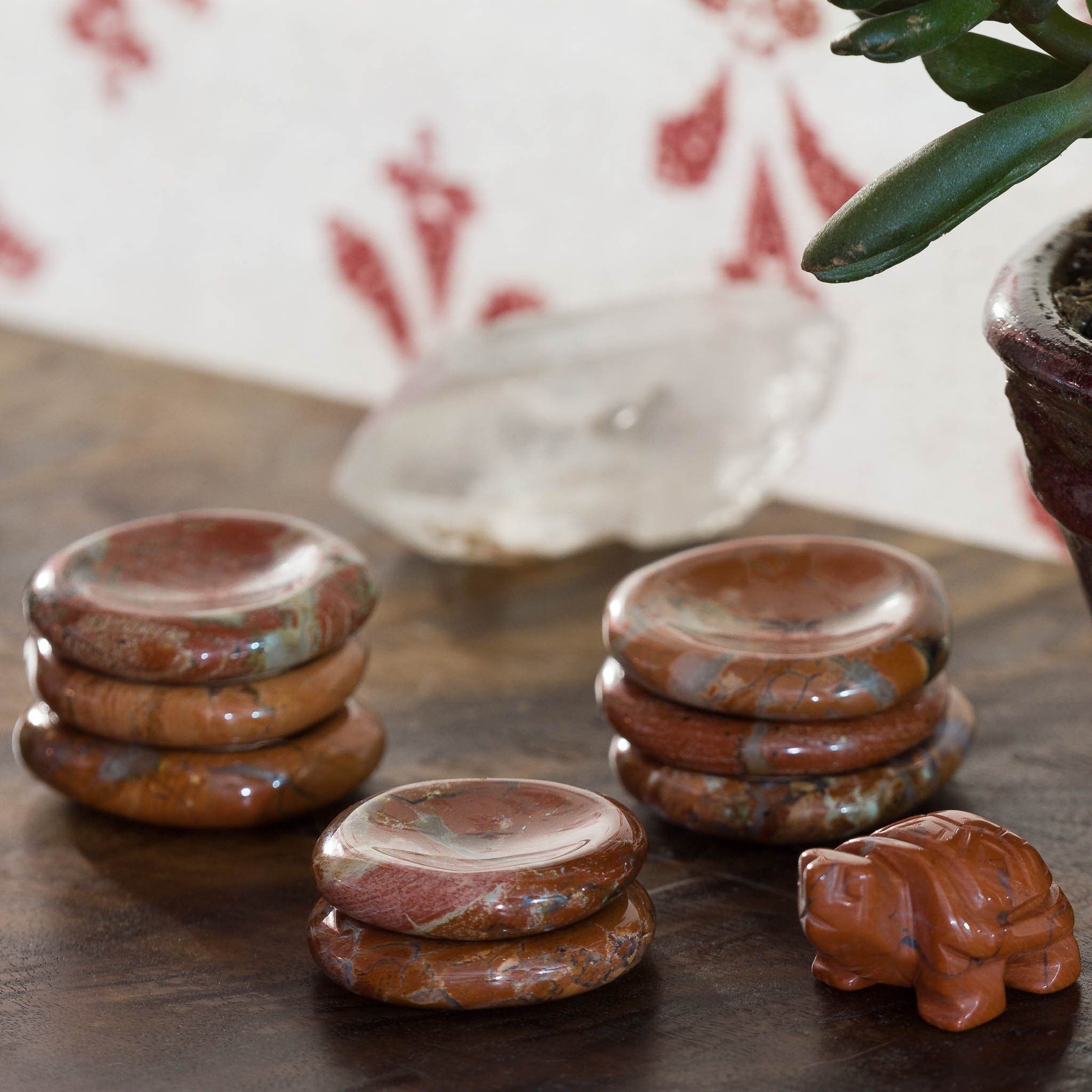 Red Jasper Turtle Figurine | Liminara