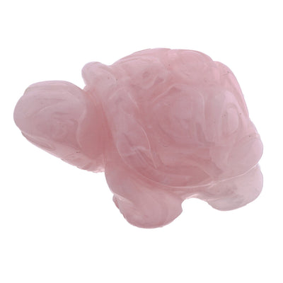 Rose Quartz Turtle Figurine from Liminara