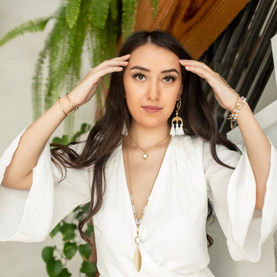 SIREN Tassel Hoops